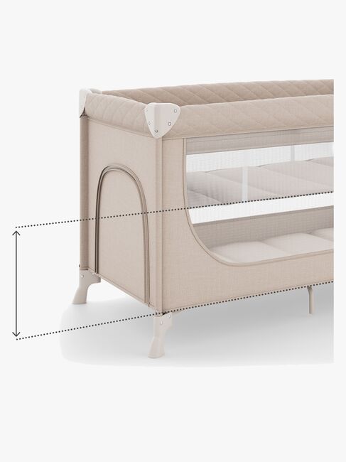 Kinderkraft LEODY UP Reisebett, Beige