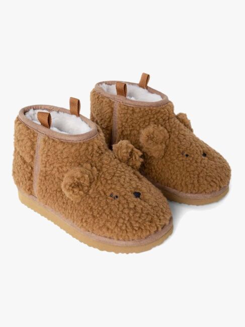 Liewood Alban Bär Teddyfleece Boots, Golden Caramel LW21433-3050-3133_1.jpg