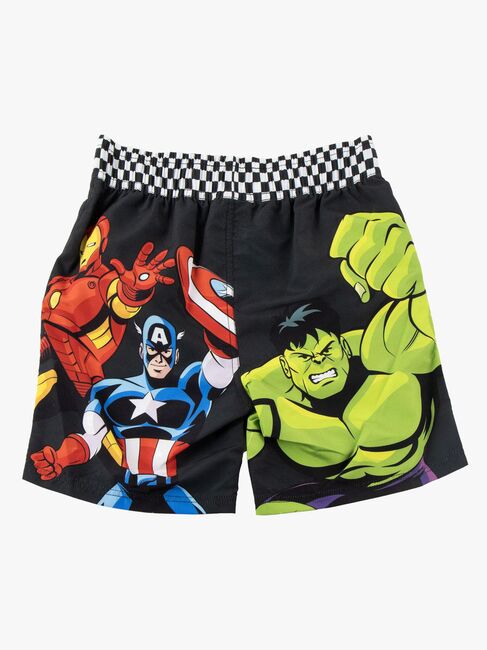 Marvel Badehose, Schwarz