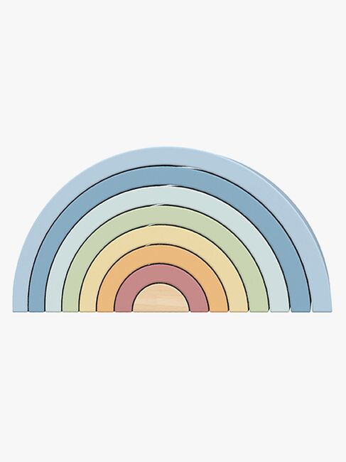 Tooky Toy Stapelspielzeug Regenbogen