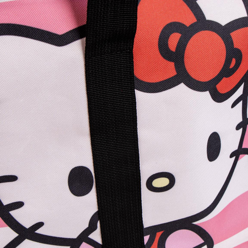 Hello Kitty Strandtasche, Rosa/Weiß