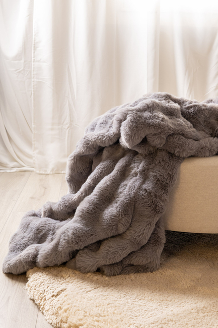 KMCarpets Bubble Decke 130x170, Grau