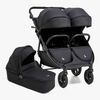 Beemoo BFF60 2 Geschwisterwagen inkl. Liegewanne, Night Black