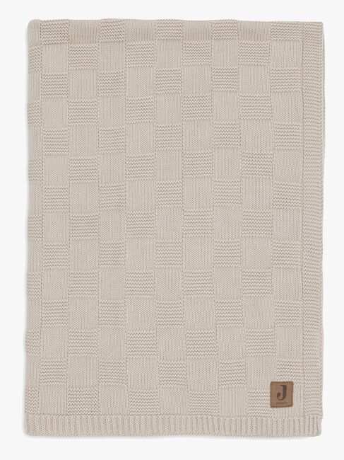 Jollein Decke 75x100 cm Box Knit, Warm Sand