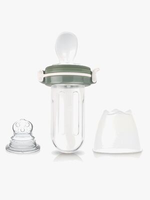 Kidsme Food Squeezer Mit Löffel, Grey