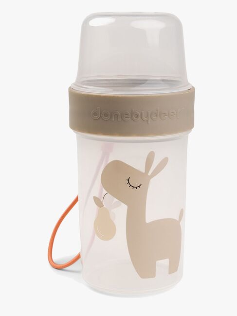 Done By Deer Lalee To Go Two-Way Snackbehälter, Sand