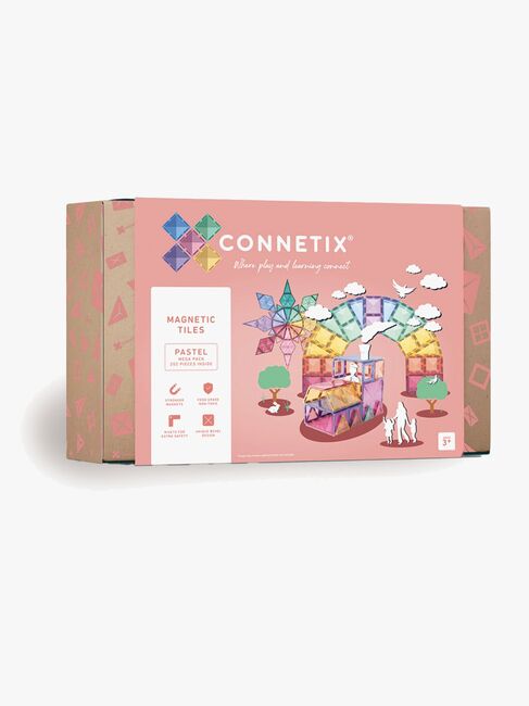 Connetix Magnetische Bauteile Pastel Mega 202 Teile