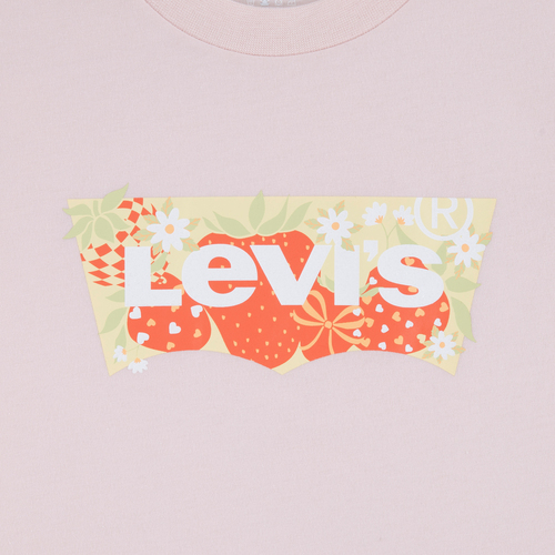 Levi's LVG Strawberry SS Batwing T-Shirt, Crystal Pink