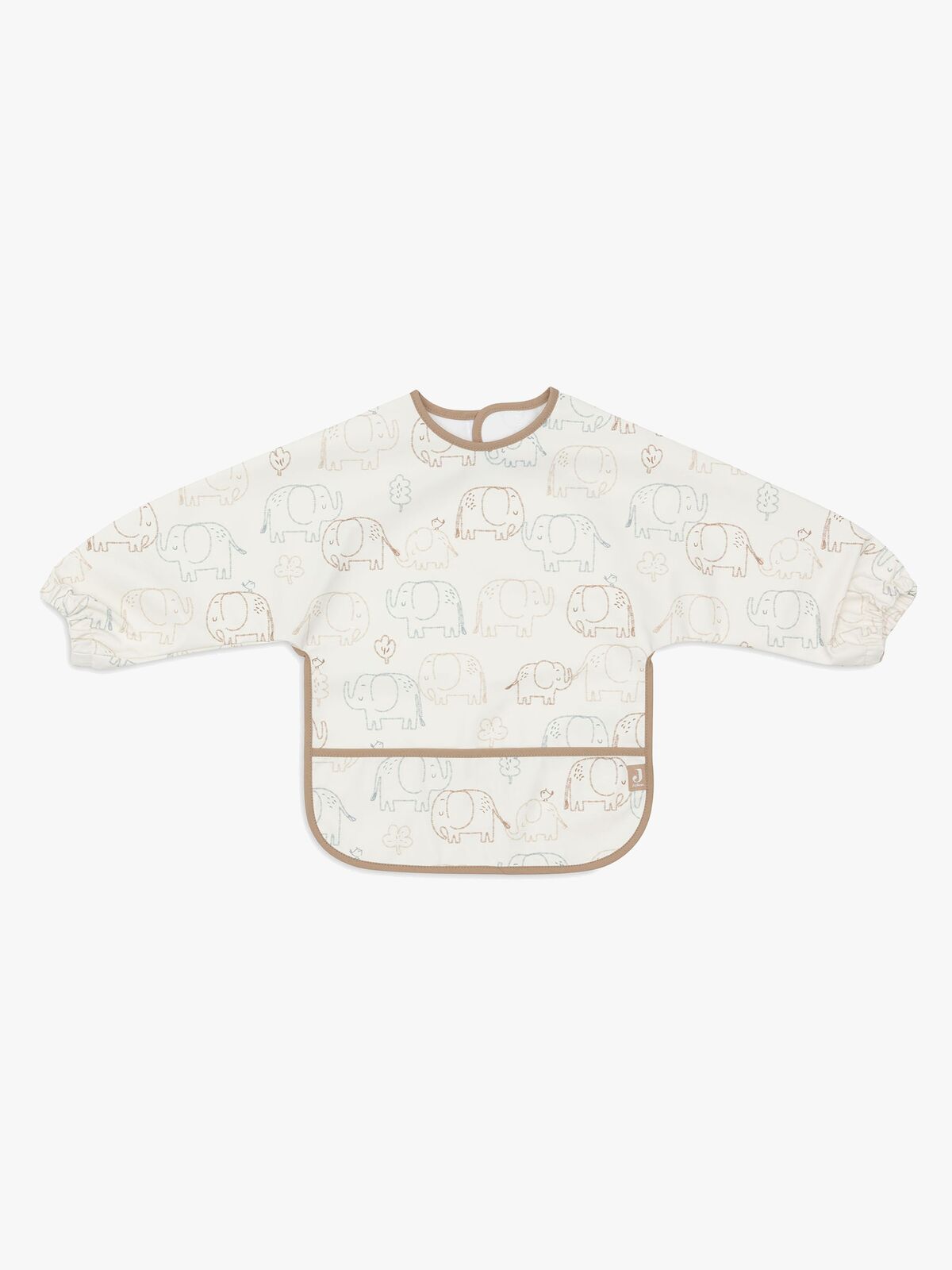 Jollein Lätzchen mit Ärmel Wasserdicht, Elephant Tales