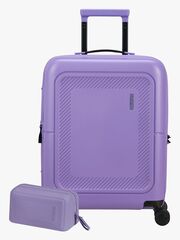American Tourister Dashpop Koffer 41-47L & Kulturbeutel POP, Violet Purple