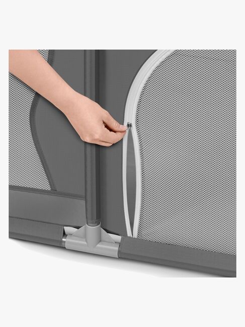 Lionelo WILLOW Laufgitter  für Kinder & Babys, Grey Concrete