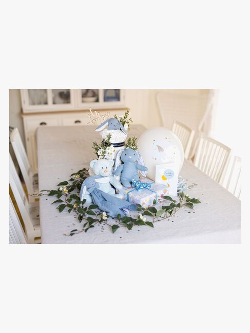 Teddykompaniet Kuscheltier Häschen Elina 20 cm, Himmelblau