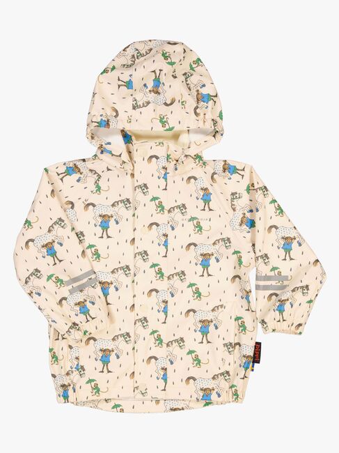 Geggamoja Gefüttertes Regenset Pippi Langstrumpf, Beige