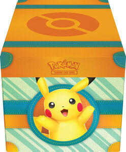 Pokémon Paldea Adventure Chest Sammelbox mit Pikachu Squishy-Figur