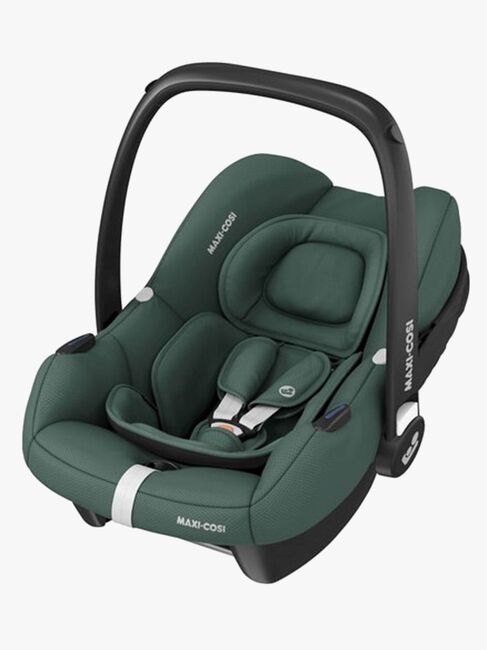 Maxi-Cosi Cabriofix I-Size Babyschale inkl. FamilyFix 3 Basis, Essential Green