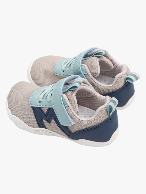 Mikk-Line Barefoot Sneaker, Stone Blue Dark