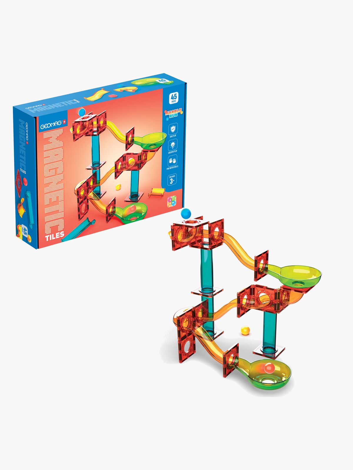 Geomag Magnetischer Bausatz Marble Run 45 Teile