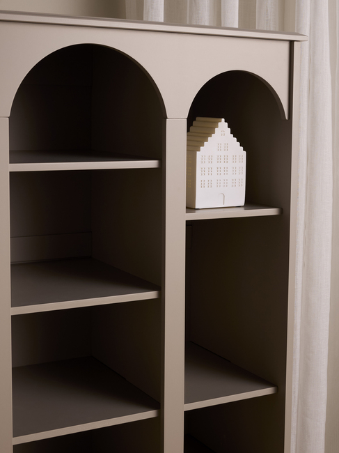 Alice & Fox Dune Dekoratives Bücherregal, Greige