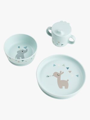 Done By Deer Foodie Geschirr-Set Celebration, Blue