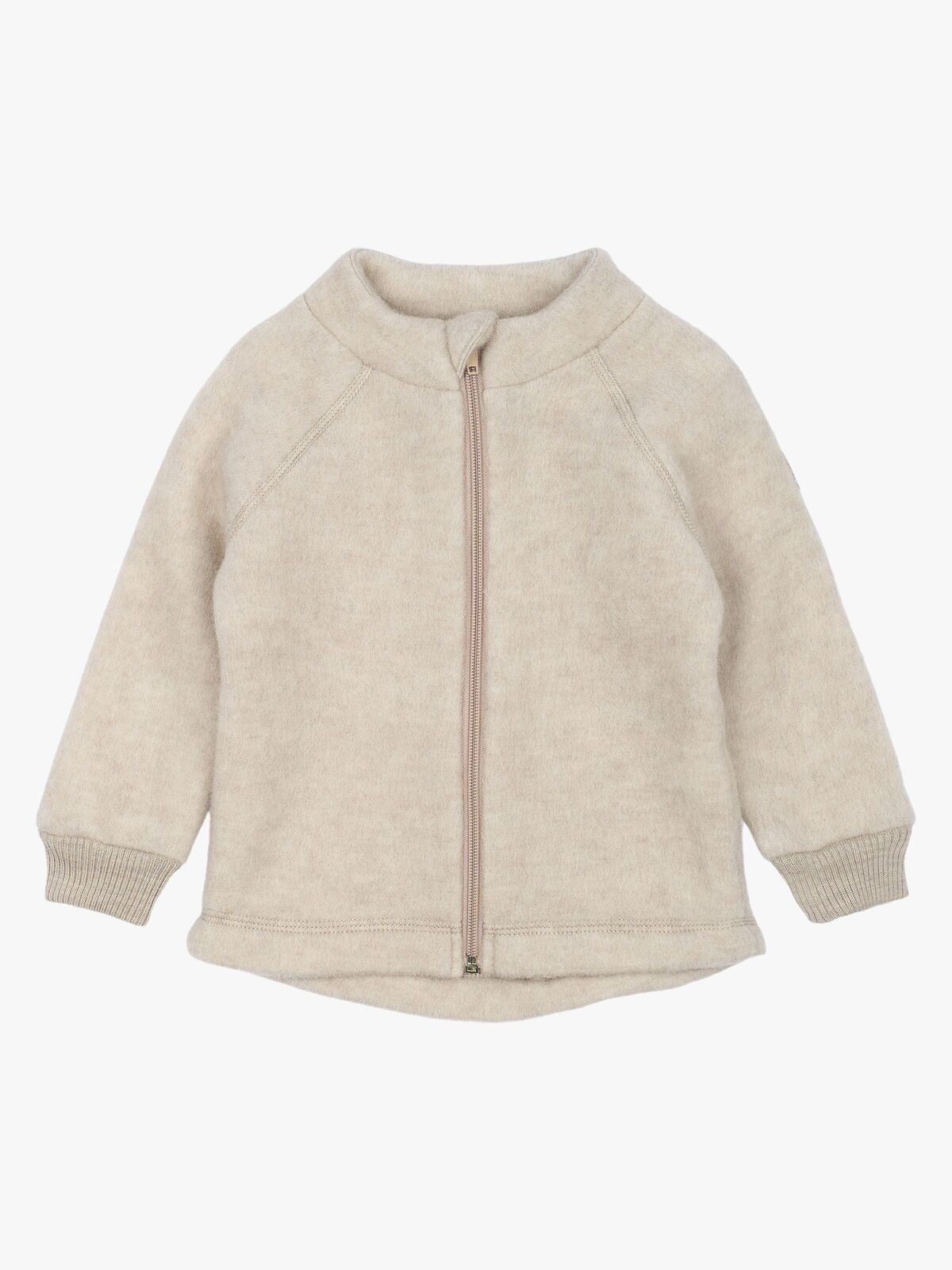 Mikk-Line Wollfilz-Jacke Kind, Melange Offwhite