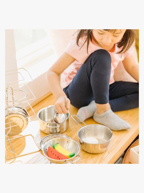 Melissa & Doug Küchen-Set Pfannen und Töpfe, 8 Teile