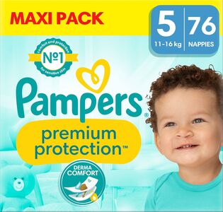 Pampers Premium Protection Windeln Größe 5 11-16 kg 76er-Pack