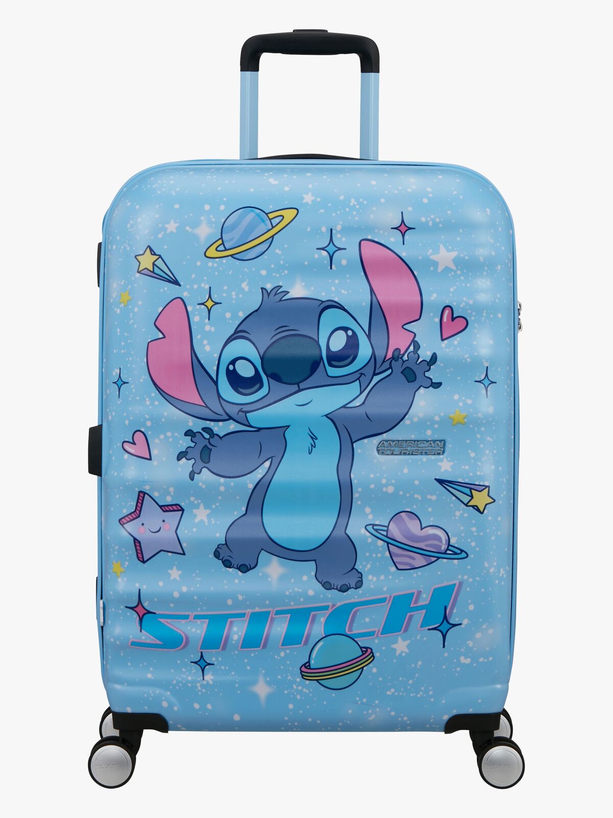 American Tourister Wavebreaker Disney Spinner Koffer 35L, Stitch Universe