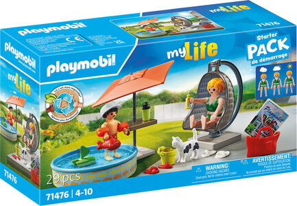 Playmobil 71476 My Life Starter Pack Baukasten Planschspaß zu Hause