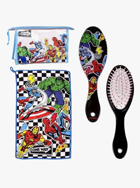 Marvel Avengers Kulturbeutel mit Handtuch & Haarbürste