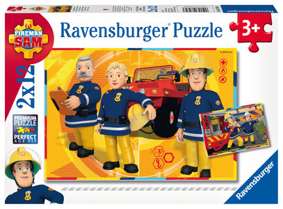 Ravensburger Puzzle Feuerwehrmann Sam 2x12 Teile
