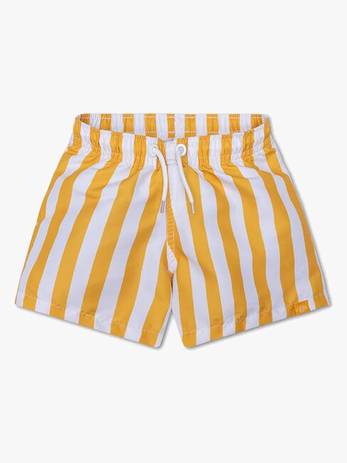 Swim Essentials Badehose, Flow Yellow/White