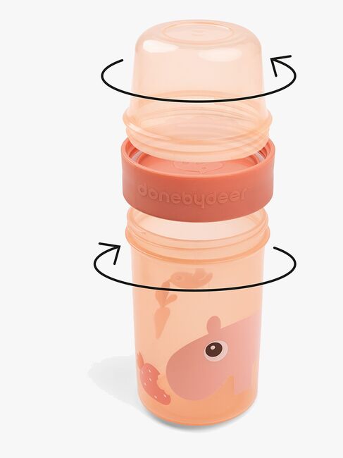 Done By Deer Ozzo To Go Two-Way Snackbehälter, Papaya