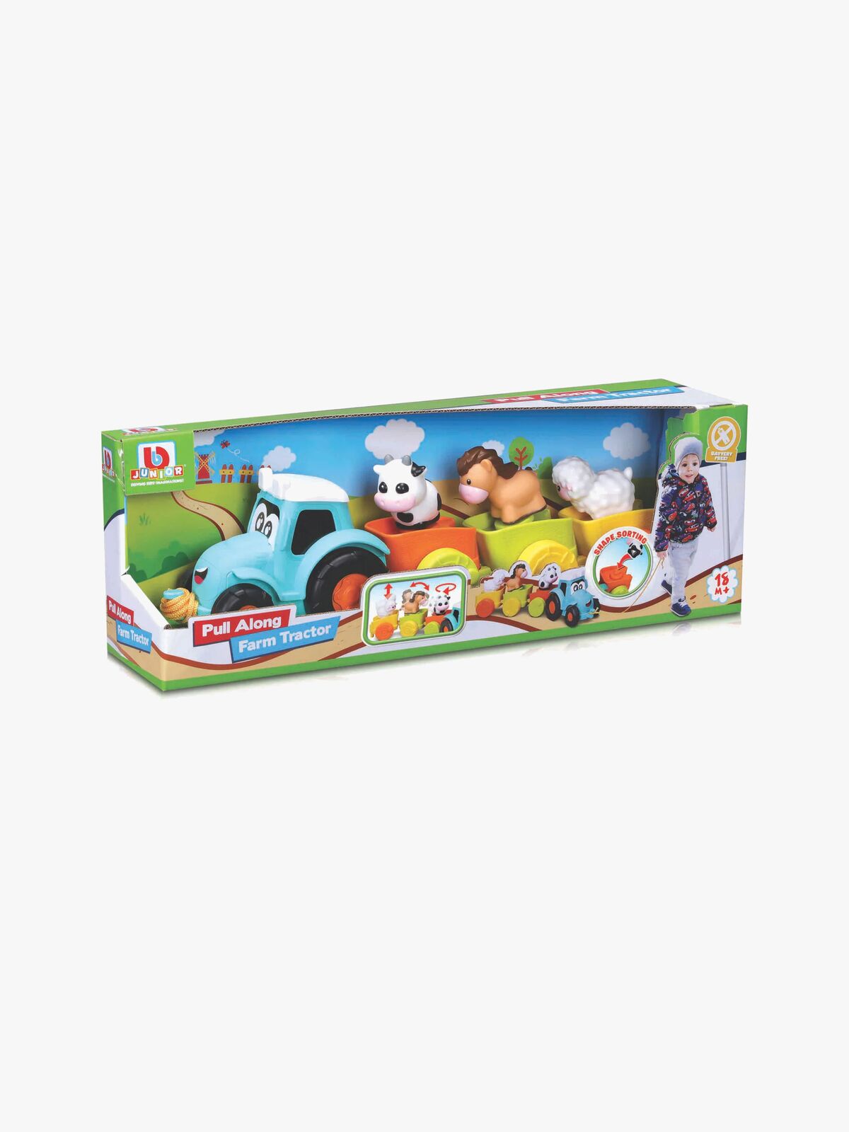 BB Junior Traktor Nachziehspielzeug