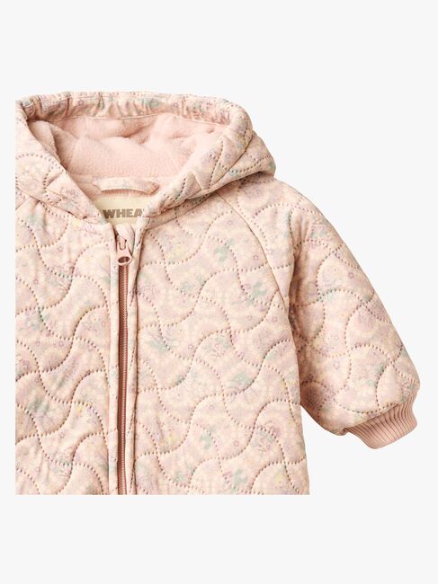 Wheat Cuddle Thermooverall, Heart Flowers