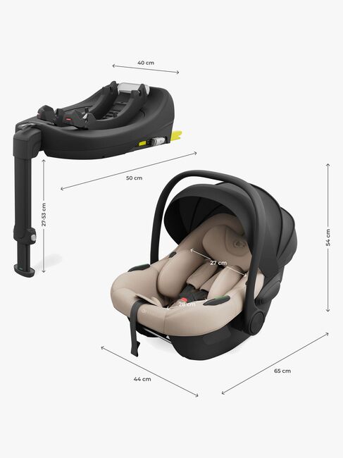 Kinderkraft I-LITE Babyschale inkl. ENDURA SAFE FX Basis, Beige