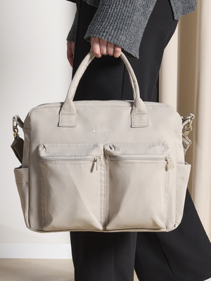 Beemoo Pro Wickeltasche, Latte Beige