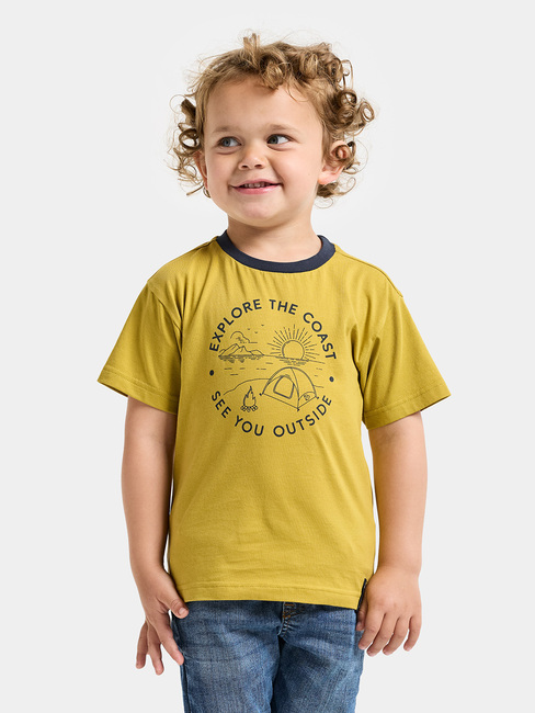 Didriksons Mynta T-Shirt, Yellow Pollen