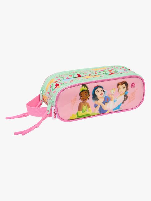 Disney Princess Doppel-Federmäppchen Bloom, Türkis/Rosa