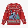 Disney Lilo & Stitch Weihnachtspullover, Rot