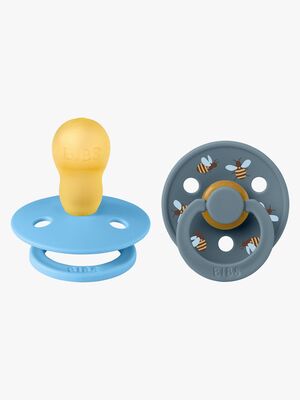 BIBS Studio Colour Bumblebee Schnuller 2er-Pack Latex Größe 3, Breeze