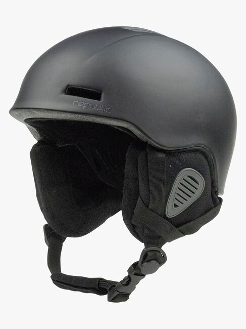 Republic R550 JR Skihelm, Schwarz