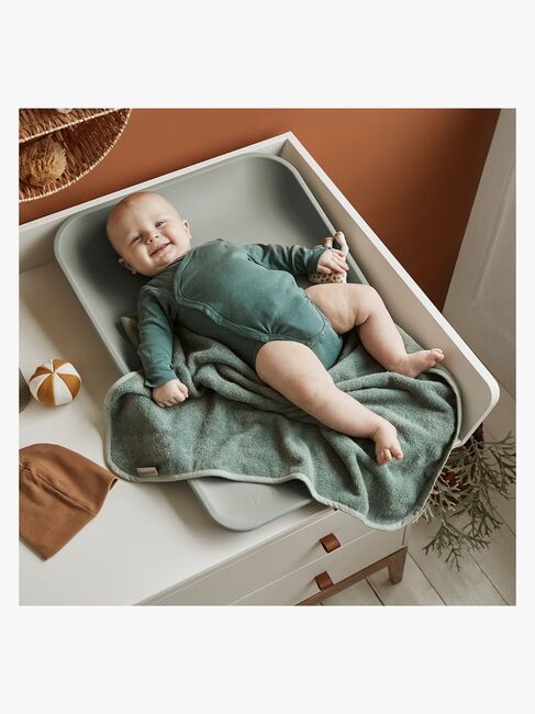 Leander Matty Wickeltischauflage, Sage Green
