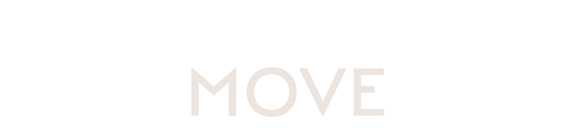 Weißer Text 'MOVE' auf schwarzem Hintergrund.