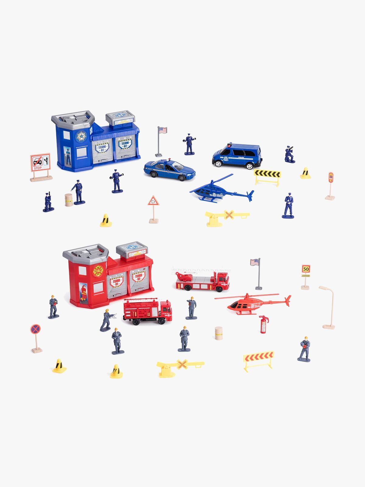 Alex's Garage Polizeistation und Feuerwehrstation