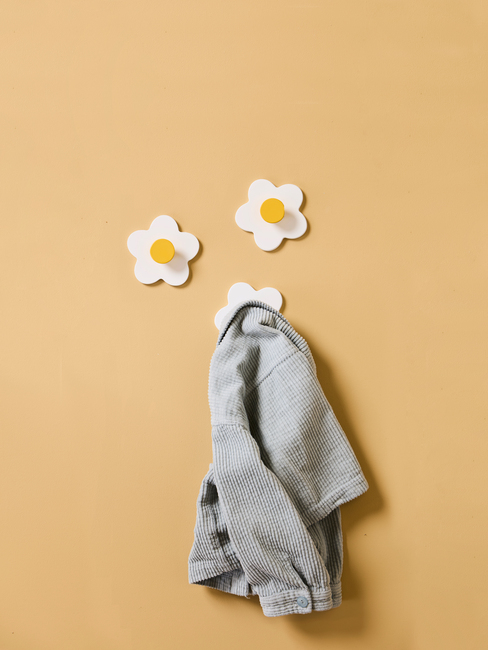 Kid's Concept Haken Blume 3er-Pack, Weiß