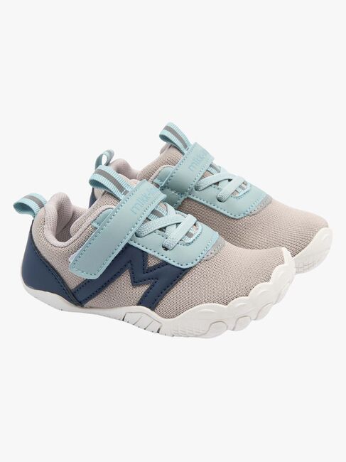 Mikk-Line Barefoot Sneaker, Stone Blue Dark
