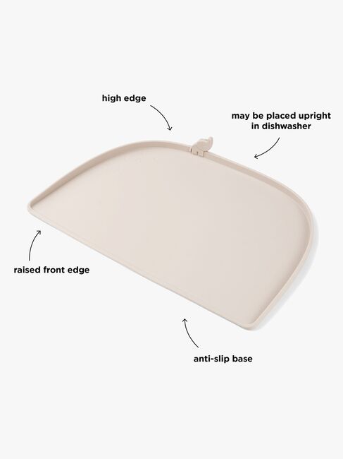 Done By Deer Elphee Tischset mit Kante Silikon, Sand