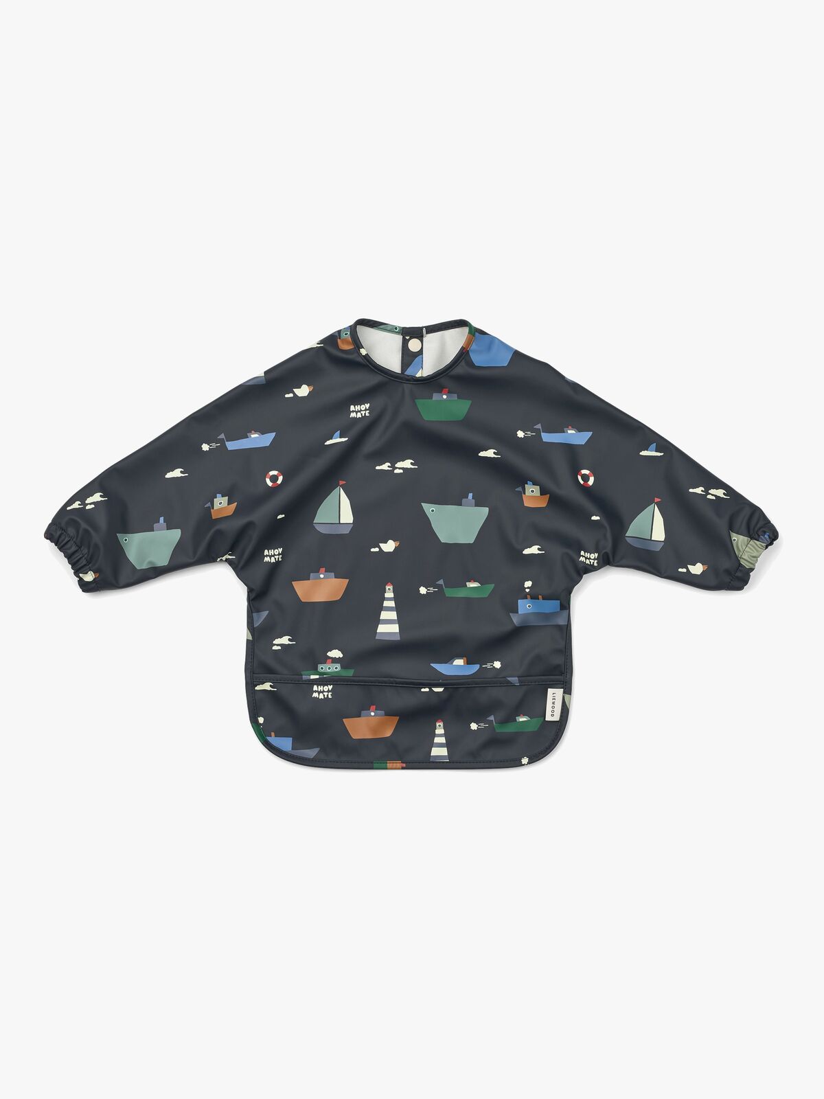 LIEWOOD Merle Cape Lätzchen mit Print, Sailing/Classic navy