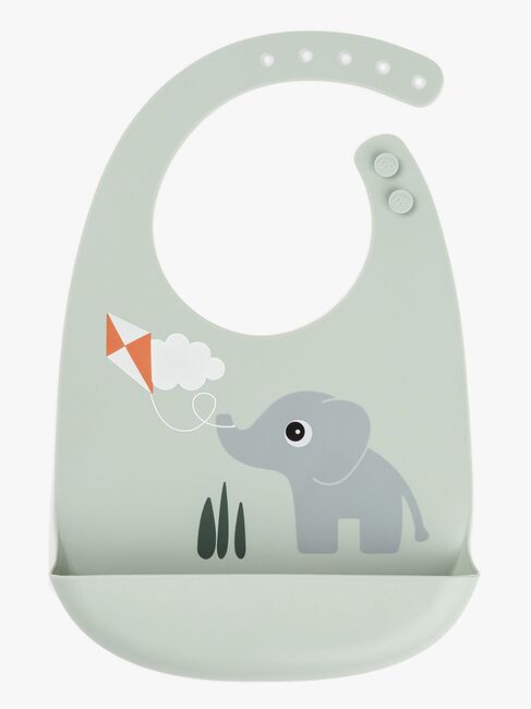 Done By Deer Playground Silikon Lätzchen, Green