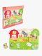 Hape Knopfpuzzle Bauernhoftiere 10 Teile